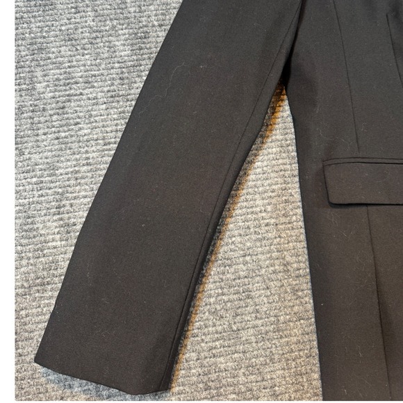 Banana Republic Black Wool Blend Blazer Jacket Size 10 - Picture 3 of 16